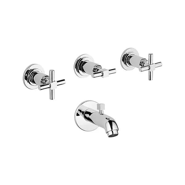 Artema Juno A40832 Ankastre Banyo Bataryası El Duşu Çıkışlı Krom - Vitra