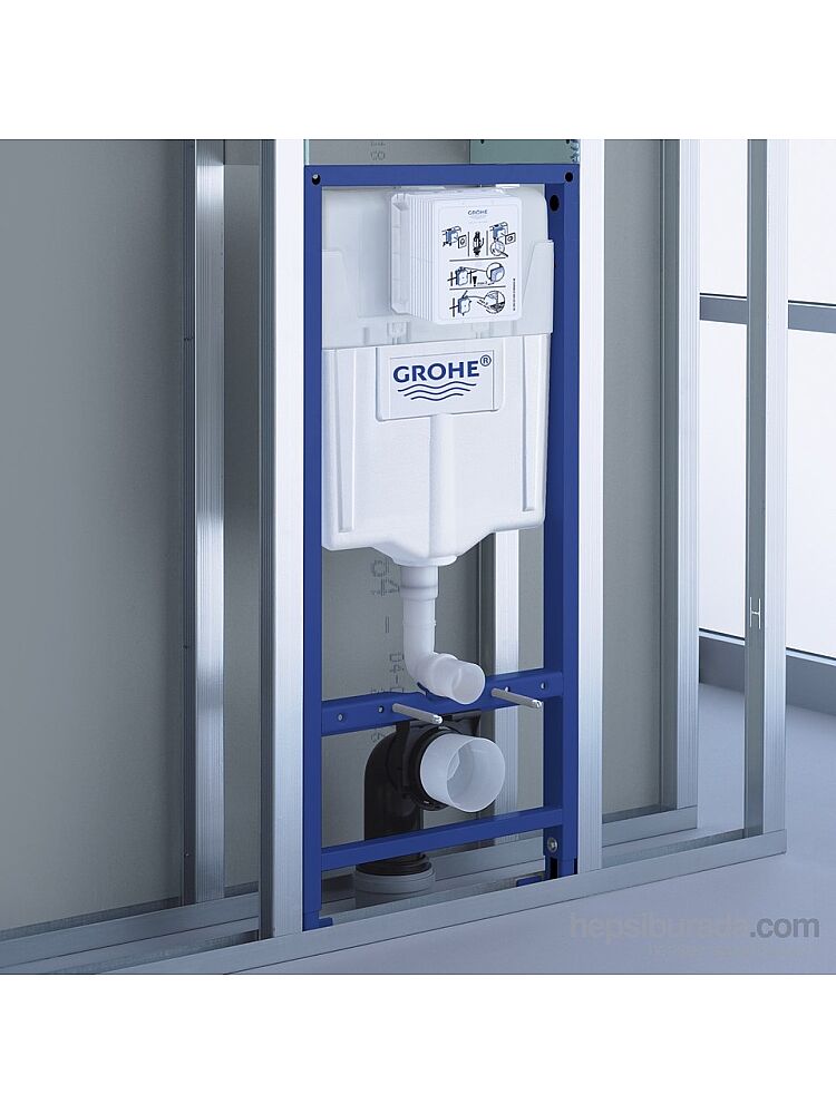 Grohe Rapid SL Gömme Rezervuar Pnömatik Alçıpan Tipi 13 cm - 38528001 - 2